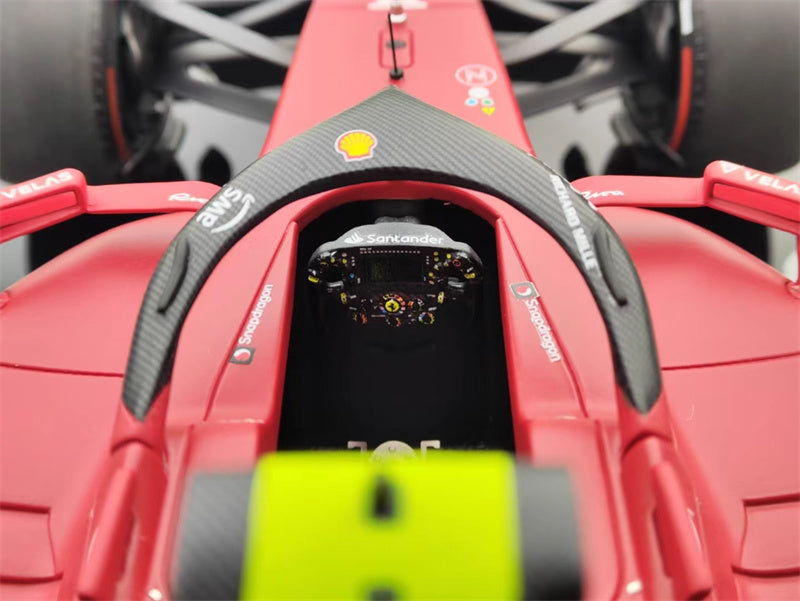 1:18 Ferrari F1-75 2022 red Amalgam sainz #55 Resin Car Model view5