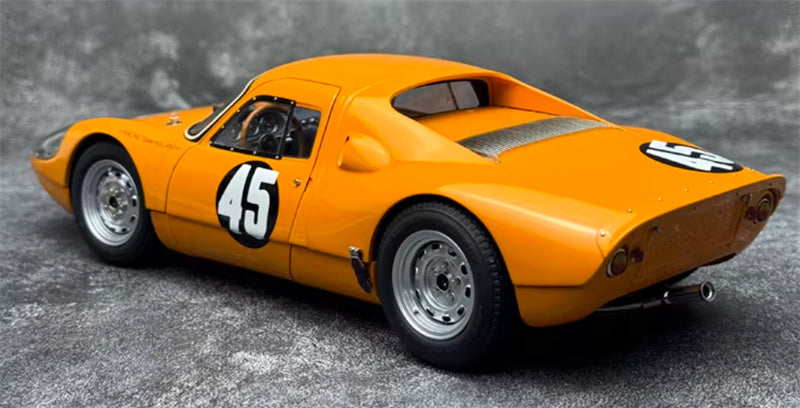 CMC Porsche 904 Carrera GTS 1.000 Km Nurburgring 1964 Koch/ Pon #45 orange Limited Edition 1500PCS ONLY 1:18 Car Pre-built Model view3