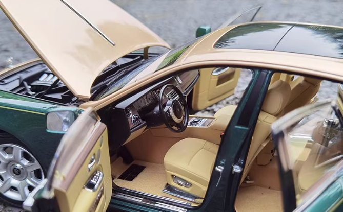 kyosho Rolls Royce RR ghost Green and gold dual color 1:18car Pre-a Model
