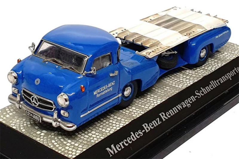 Premium ClassiXXs Mercedes Benz Blue Wonder Transporter 1:43 Truck Model view1