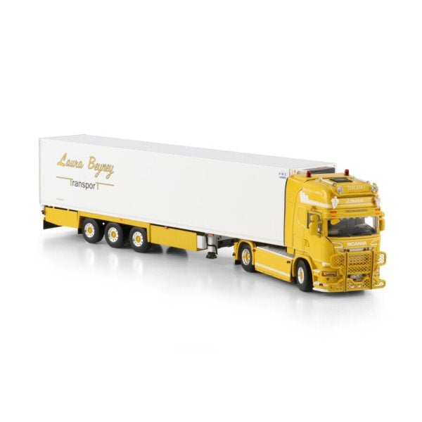 1:50 SCANIA LAURATRANS 4X2 REEFER TRAILER 3 AXLE WSI Diecast Model