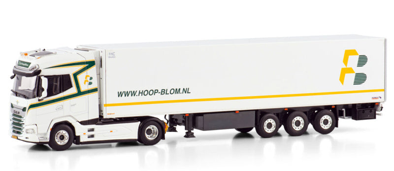 WSI DAF XG+ 4X2 REEFER TRAILER - 3 AXLE De Hoop & Blom 1:50 Truck Pre-built Model
