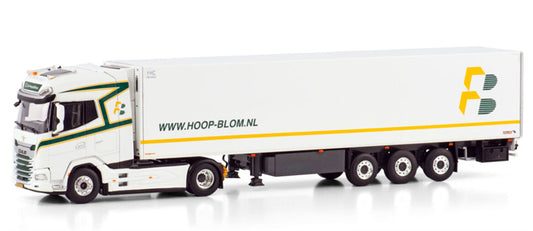 WSI DAF XG+ 4X2 REEFER TRAILER - 3 AXLE De Hoop & Blom 1:50 Truck Pre-built Model
