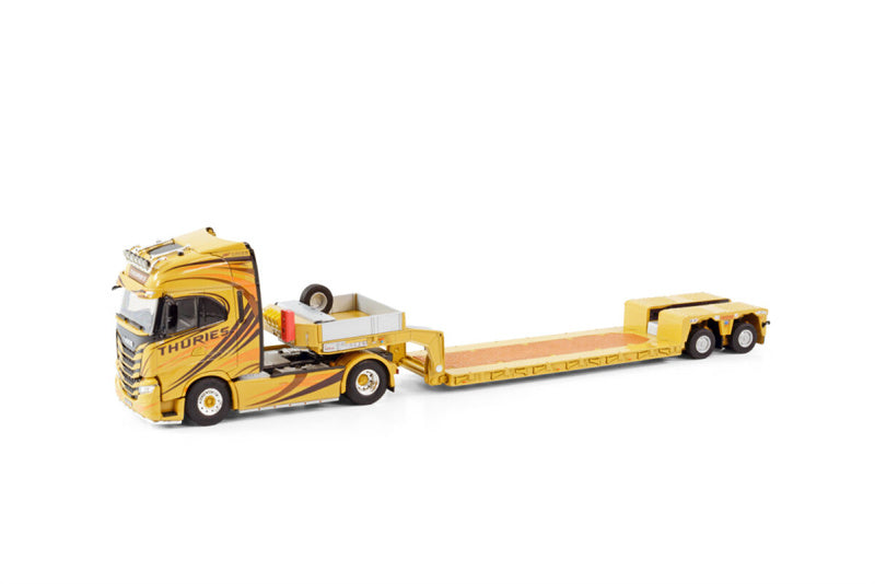 WSI IVECO S-WAY HIGH 4X2 NOOTEBOOM LOWLOADER - 2 AXLE THURIES 1/50 Truck Pre-built Model