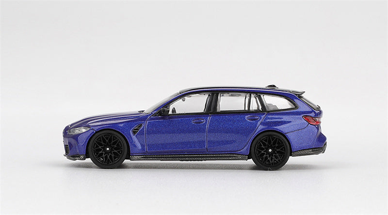 1:64 BMW M3 Competition Touring Portimao Blue Metallic MINIGT DIECAST Model