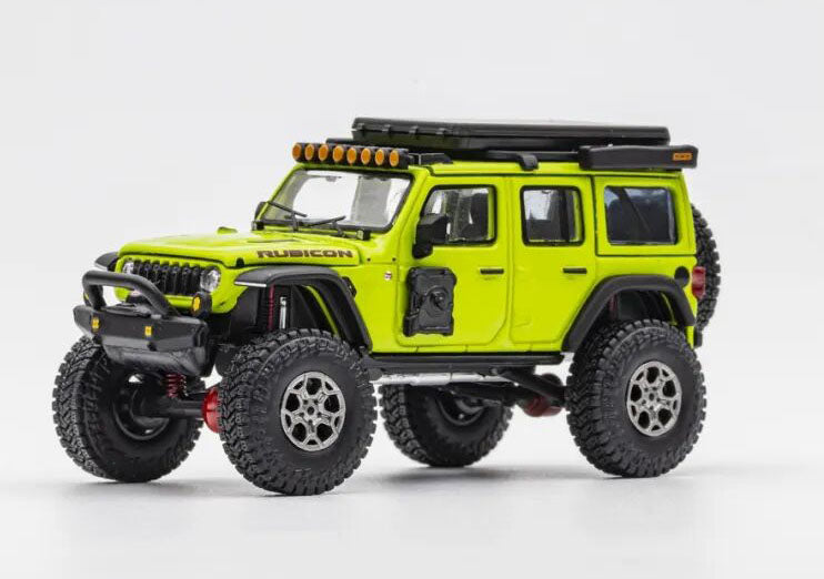 GCD 1:64 Jeep Wrangler Rubicon Off Road Big Wheels Diecast Model