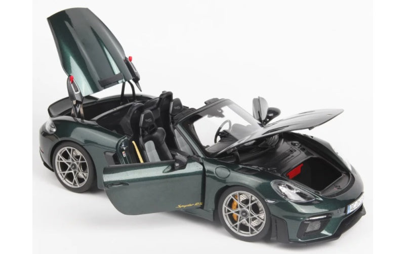 1:18 Porsche 718 Spyder RS 2023 Green NOREV Convertible DIECAST Car Model