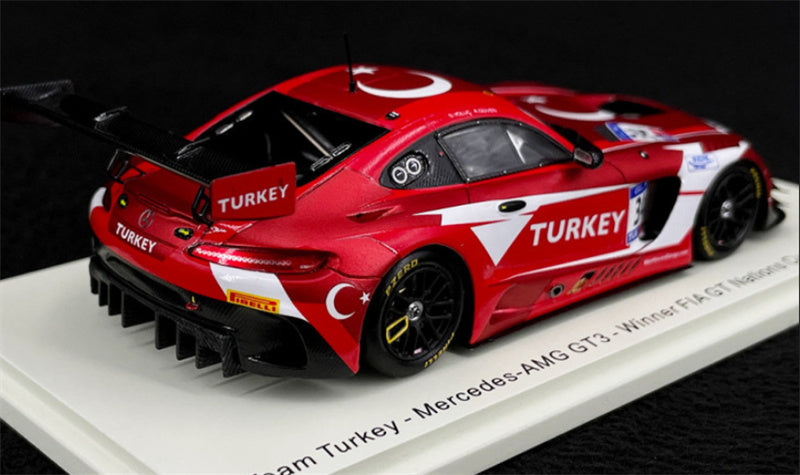 1:43 Spark Team Turkey Mercedes AMG GT3 Winner FIA GT Nations Cup Bahrain 2018 view2