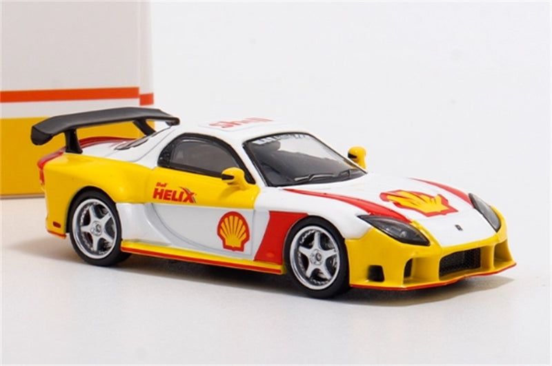 1:64 Mazda RX-7 Shell Helix Livery BSC DIECAST Limited Edition 499pcs ONLY Model