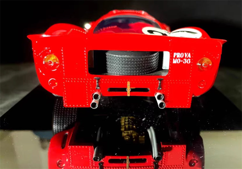 1:18 Ferrari 330p4 330 1967 red Amalgam Le Mans #21 Resin Car Model view6