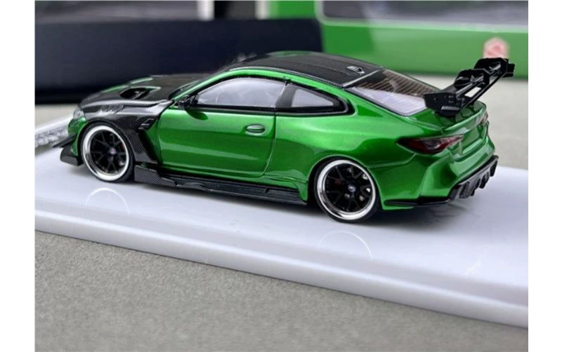 1:64 BMW M4 G82 GTR  emerald green SW  Limited Edition 499PCS ONLY DIECAST Model