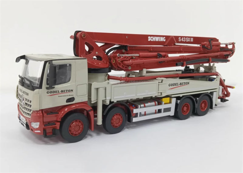 NZG SCHWING S43 SX III Pump Truck Lorry Godel Beton 1:50 DIECAST Truck Lorry