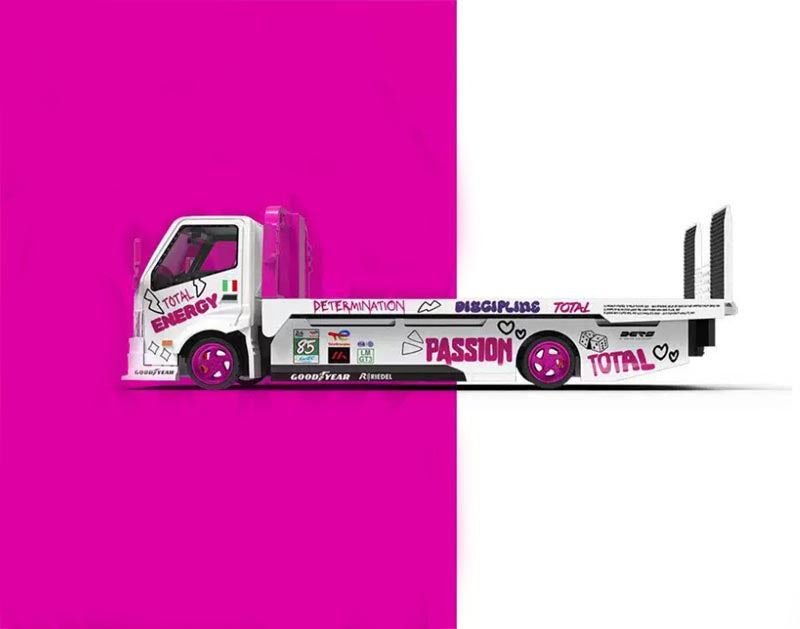 1:64 Hino H300 Iron Dames COOL.CAR DIECAST Model