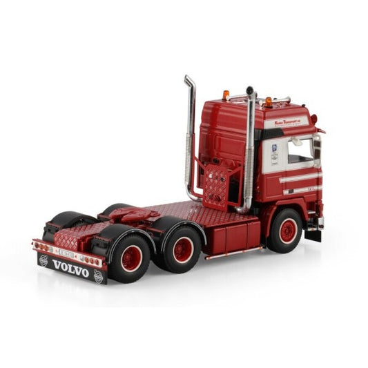 1:50 Volvo KAASA F12 GLOBETROTTER 6X2 WSI Red DIECAST Model