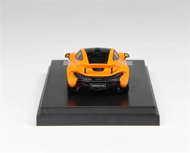 LCD-MODELS McLaren P1 Orange Super Car 1:64 car Pre-built Model view4