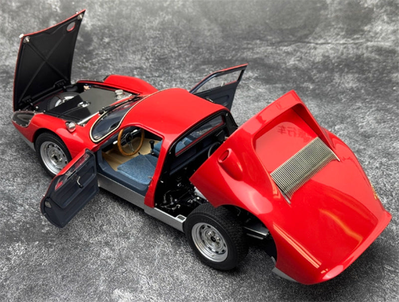 CMC Porsche 904 Carrera GTS Pebble Beach Auction 2017 #42 red Limited Edition 1000PCS ONLY 1:18 Car Pre-built Model view4