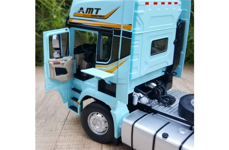 SHACMAN Delong X5000 Tractor iced mint 1:24 Truck Pre-built Airliner Model Display view2