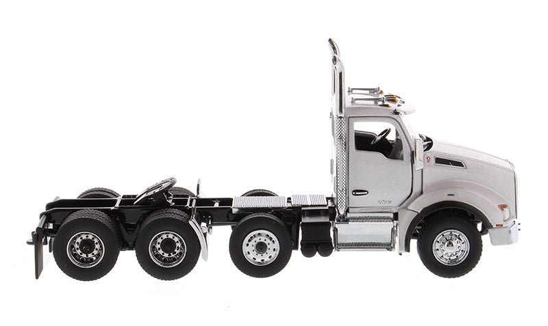 CATERPILLAR KENWORTH T880S SBFA DAY CAB TANDEM WITH PUSHER AXLE 1/50 Truck Pre-built Model