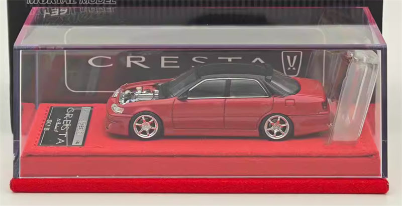 1:64 Toyota Cresta Pearl Red Mortal Model Limited Edition 1199PCS ONLY DIECAST Civil Car Model