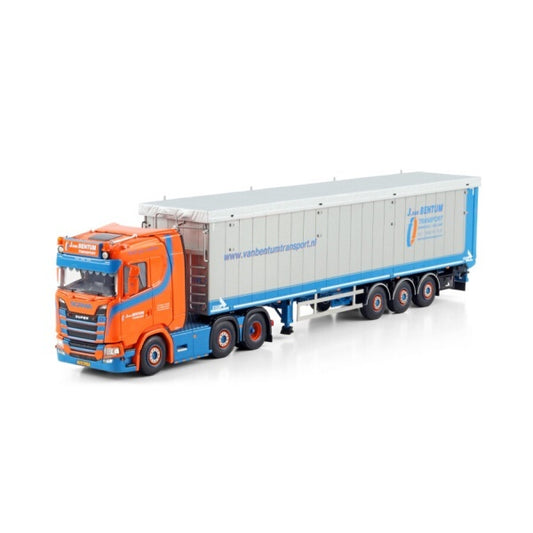 1:50 SCANIA J. VAN BENTUM S CS20N 6X2 TIPPER TRAILER 3 AXLE WSI   Diecast Model