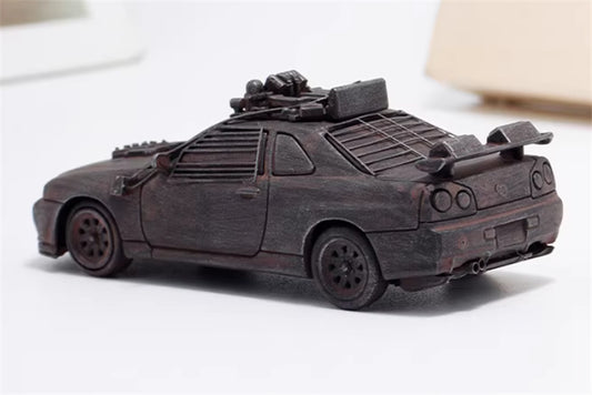 Stance Hunters Nissan Skyline GTR BNR34 Mad Max Apocalypse Edition Distressed style Regular Version Limited Edition 499PCS ONLY 1:64 Car Pre-built Model view2