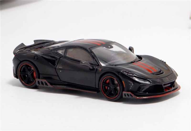 1:64 Ferrari F8 Black D.BoModel&DCM DIECAST Limited Edition 999pcs ONLY Model