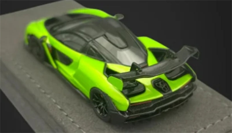 Micro Artisan Model McLaren Senna Fluorescent Green Limited Edition 199pcs ONLY 1:64 Car Pre-built Model