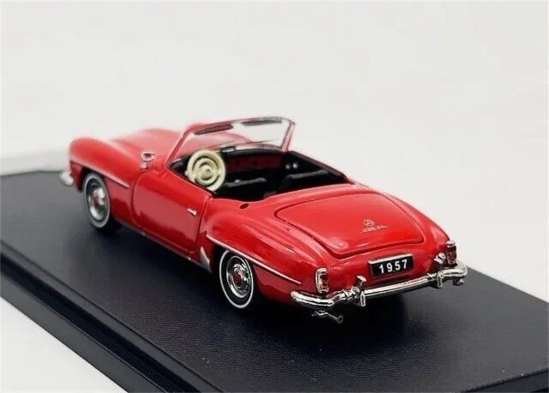 GFCC Mercedes Benz 190SL Convertible Luxury Classic Car Red 1957 Soft top 1:64 car Pre-built Model view7