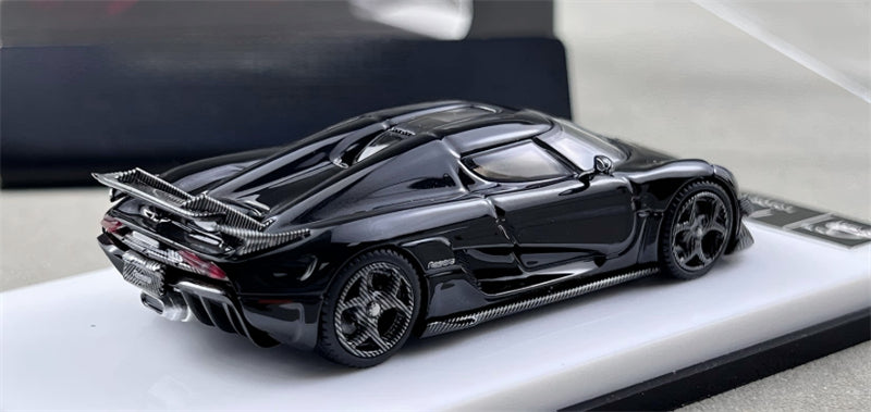 1:64 Koenigsegg Regera Pearlescent Black SC ART DIECAST Civil Car Model