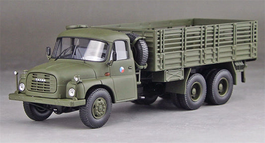 Schuco Tatra T148 military truck olive drab 1:43 Tank Pre-built Model view1