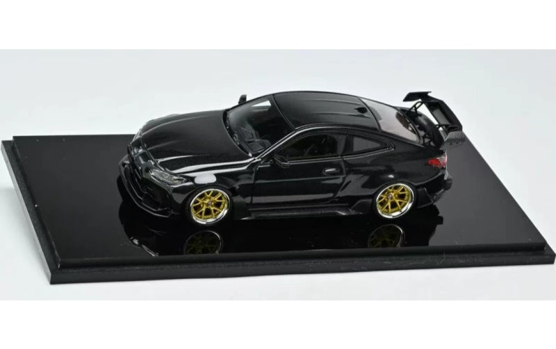 1:64 BMW M4 G82  Non porous all carbon black SW  HEC North Exhibition Limited Edition 500PCS ONLY DIECAST Model