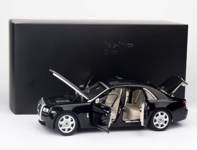 kyosho Rolls Royce RR ghost Black and silver dual color 1:18car Pre-a Model