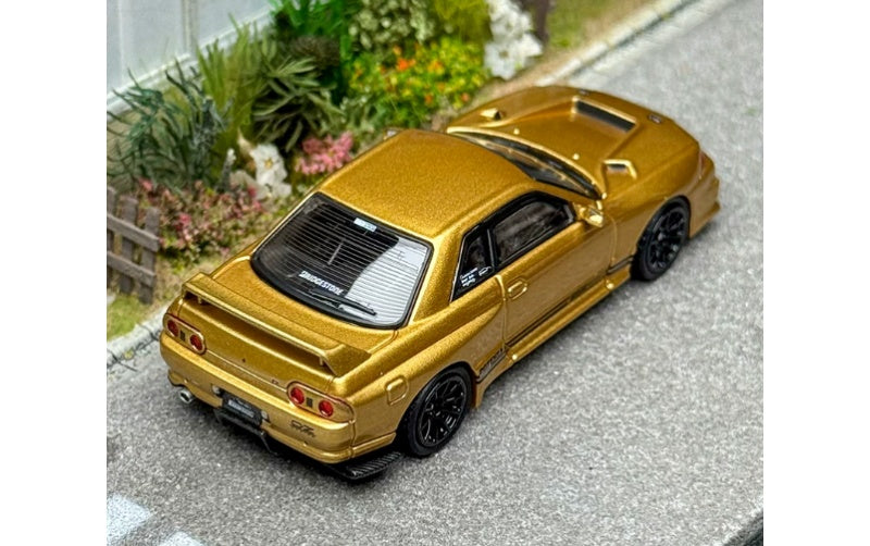 1:64 Nissan BNR32 GT-R 650R Gold INNO64 DIECAST Car Model
