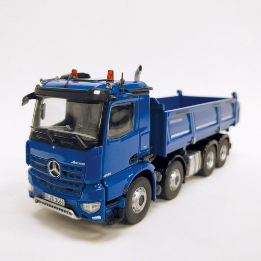 NZG Mercedes Benz Arocs 8x4 Meiller tipper blue 1:50 Truck Pre-built Model