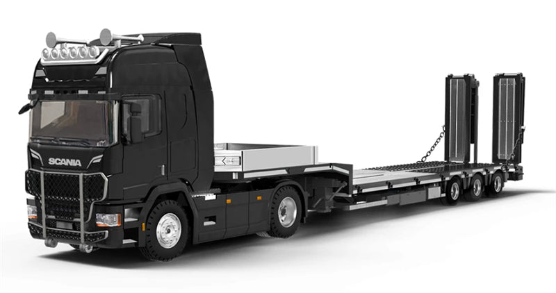 1:64 SCANIA Black TIMEMICRO DIECAST Trailer & Tractor Model