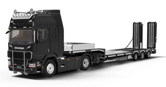 1:64 SCANIA Black TIMEMICRO DIECAST Trailer & Tractor Model
