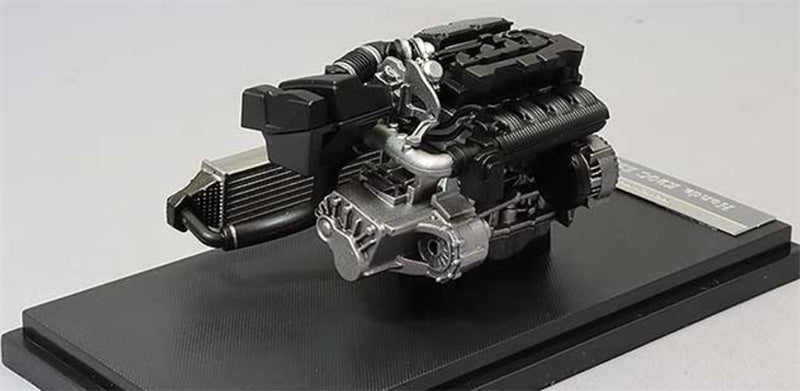MOTORHELIX Honda K20C FL5 Civic ENGINE 1:18 Car Accessories Pre-built Model view4
