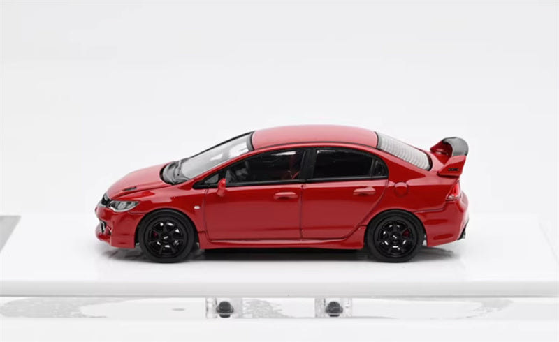MOTORHELIX Honda Civic Mugen RR FD2 Red 1:64 car Pre-built Model view3