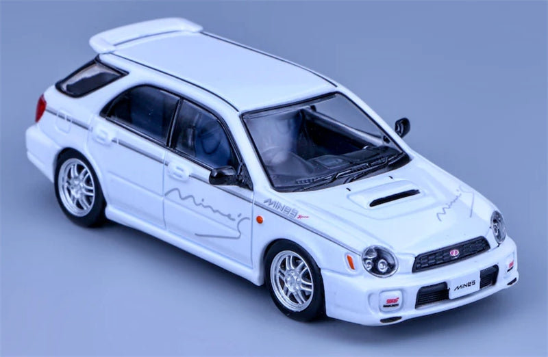 1:64 Subaru Impreza WRX STI 7th Generation Mines Wagon  White Furuya DIECAST Model