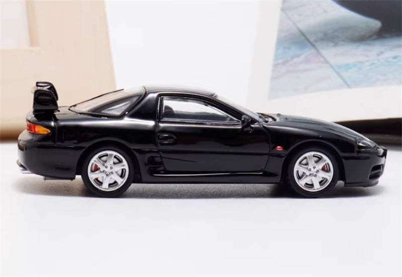 GAGHI MODELS Mitsubishi 3000GT GTO 1998 Black 1:64 Car Pre-built Model