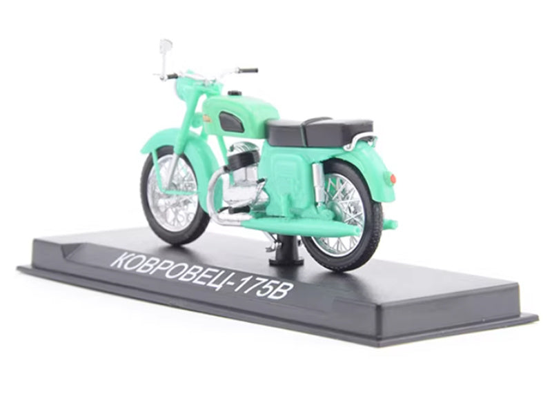 Modimio Soviet motorcycle Kovrovets-175V Green motorcycle Pre-built Airliner Model Display view2