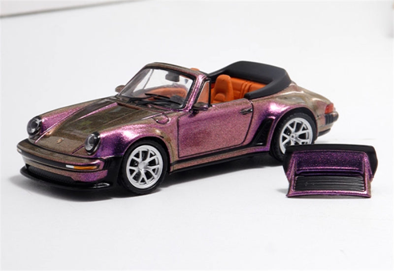 Rhino Model Porsche Singer Turbo Study 930 chameleon 1:64 Car Pre-built Model view1