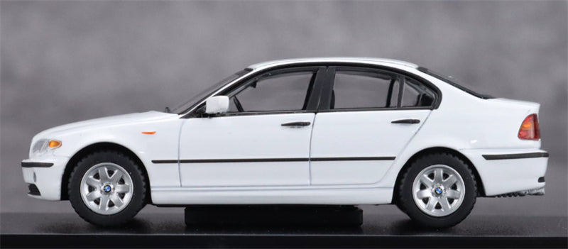 1:64 BMW 3 Series E46 4th generation white Almost Real DIECAST Civil Car Model