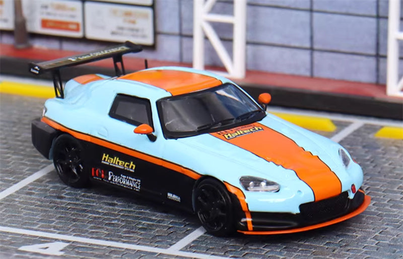 SW Honda S2000 Gulf Painting Limited Edition 499PCS ONLY 1:64 car Pre-built Model view4