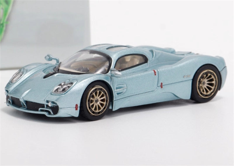 RHINO MODEL Pagani Utopia Ice Blue Supercar 1:64 car Pre-built Model view1