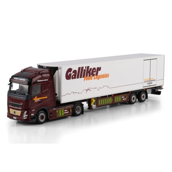 1:50 VOLVO GALLIKER FH 4X2 REEFER TRAILER 2 AXLE WSI   Diecast Model
