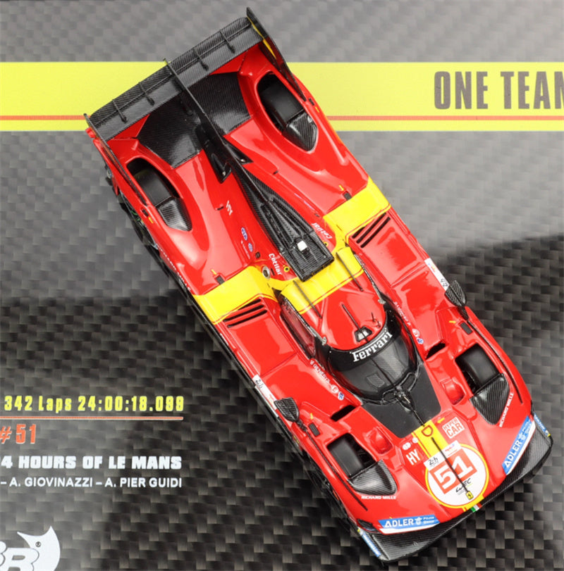 1:43 BBR MODELS Ferrari 499P # 51 Le Mans Champion & SF23 # 55 Monza GP 2023 LTD view4