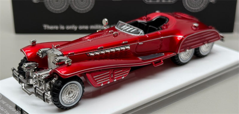 1:64 Hydra Schmidt V16 Transparent Red WM Limited Edition DIECAST Civil Car Model