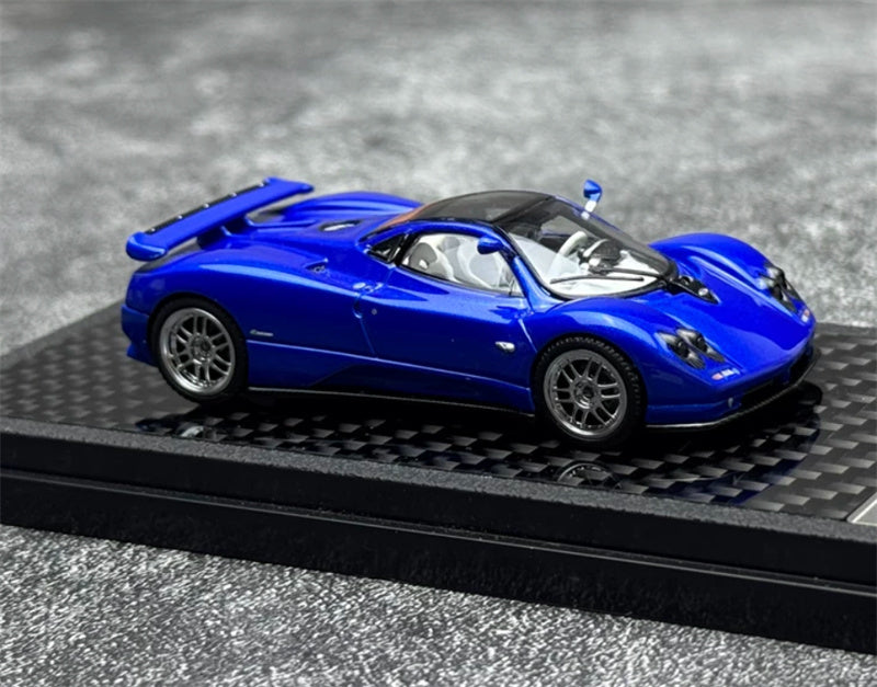 1:64 Pagani Zonda C12 Blue LCD MODELS DIECAST Model