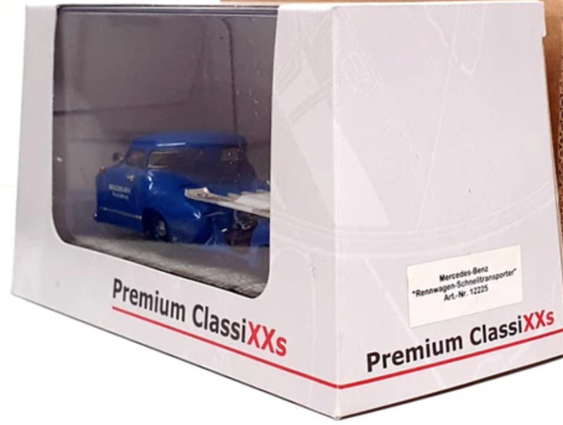 Premium ClassiXXs Mercedes Benz Blue Wonder Transporter 1:43 Truck Model view6